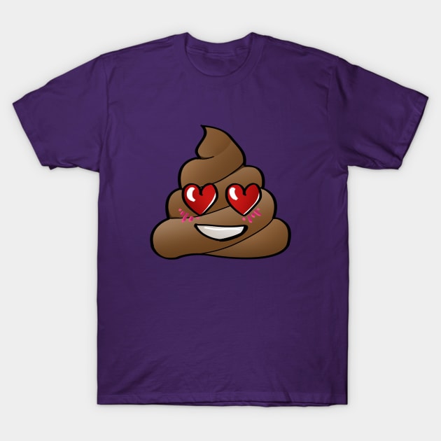 Poop in love T-Shirt by @akaluciarts